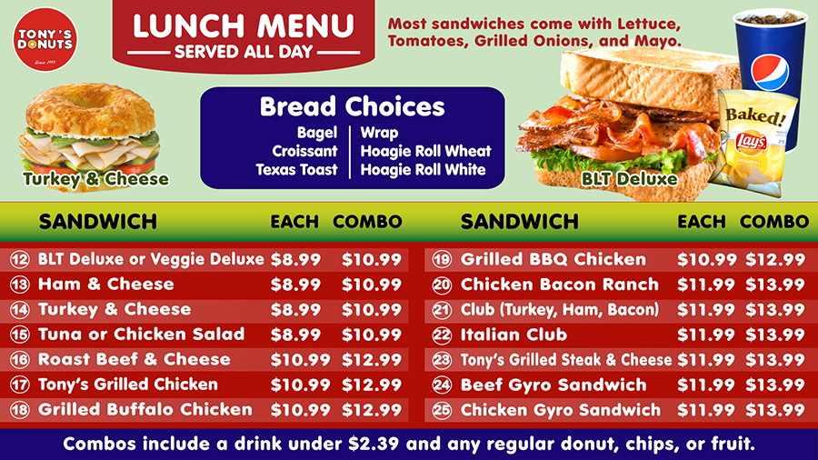 Lunch Menu
